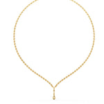 Y-Necklace with Teardrop Accent