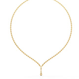 Y-Necklace with Teardrop Accent