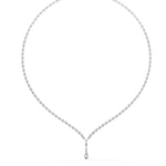 Y-Necklace with Teardrop Accent