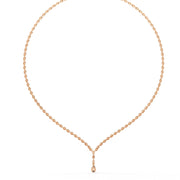 Y-Necklace with Teardrop Accent